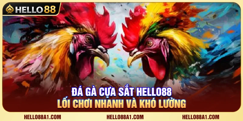 Đá Gà Cựa Sắt Hello88 – Lối Chơi Nhanh Và Khó Lường 1 Đá Gà Cựa Sắt Hello88 – Lối Chơi Nhanh Và Khó Lường