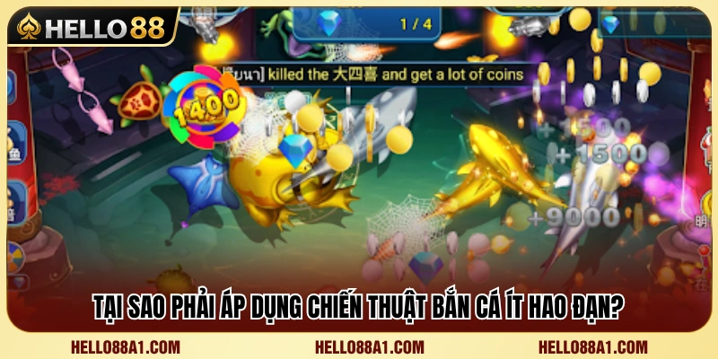 Lợi ích của việc tối ưu lượng đạn trong game bắn cá Hello88 