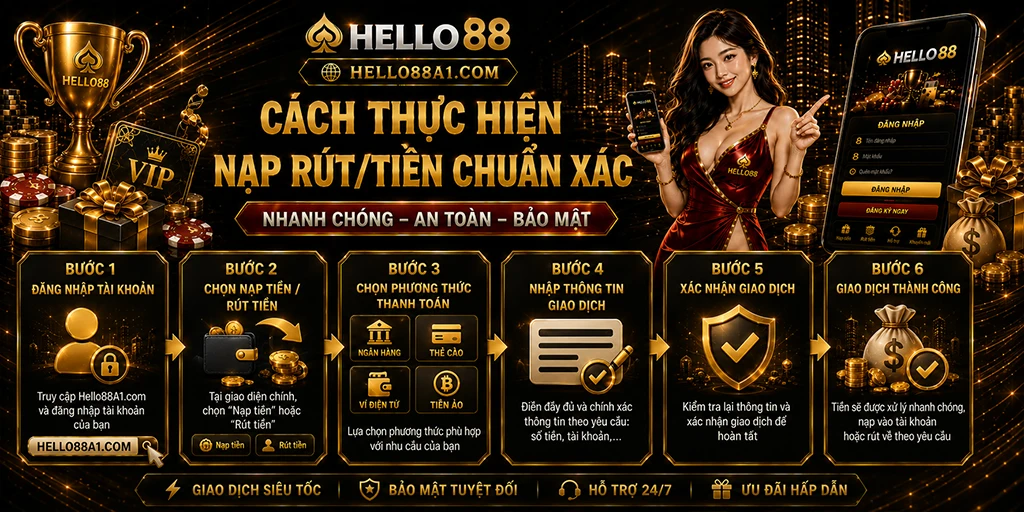 HELLO88 – Link Vào suhuqq.co Chính Thức - Đăng Ký Nhanh 6 Cách thực hiện nạp rút/tiền chuẩn xác