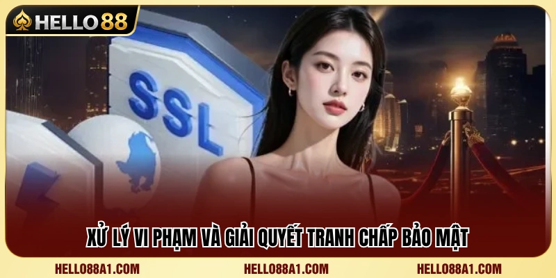 Chính Sách Bảo Mật Hello88 3 Quy trình xử lý các trường hợp vi phạm chính sách bảo mật Hello88