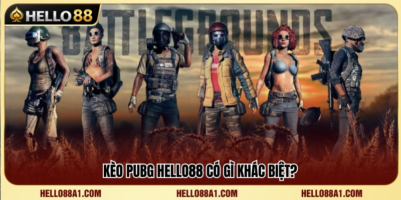 Điều gì tạo nên sức hút riêng cho kèo PUBG Hello88? 