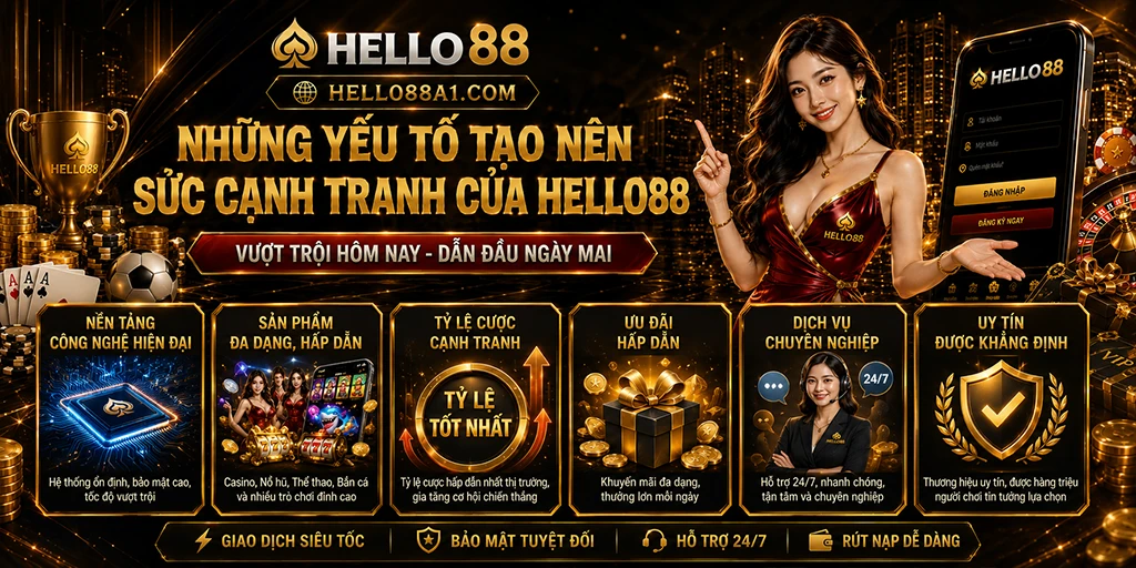 HELLO88 – Link Vào suhuqq.co Chính Thức - Đăng Ký Nhanh 2 Những yếu tố tạo nên sức cạnh tranh của Hello88
